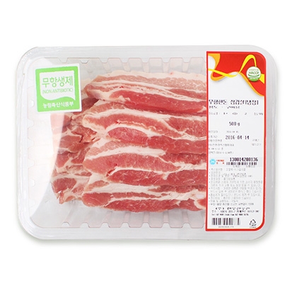태양미트의 무항생제 삼겹살(구이용)